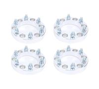 Señal de luz de neón Espaciadores de Ruedas Adaptadores espaciadores aleación Aluminio Reemplazo para adaptadores para Mitsubishi L200(Prata)