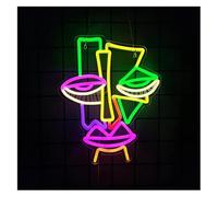 Señal de luz de neón Lámpara de neón con Forma máscara extraña para Cine o Teatro Decorar tu hogar Sala Estar 28,5cmx35cm