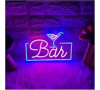 Señal de luz de neón Letrero de neón Bar para Colgar en la Pared, para Ideal para Tiendas, Bares y Clubes