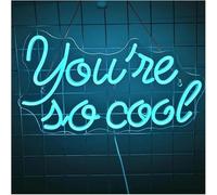 Señal de luz de neón para la Palabra prestada de lámpara neón Eres Tan Genial para el Letrero