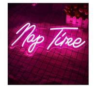 Señal de luz de neón para lámpara de neón Palabra prestada para Hora la Siesta para Letrero