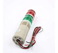 Señal de luz de torre, LED Advertencia Intermitente Alarma Torre industrial, Lámpara brillante para iluminación automotriz Área residencial, Barco, Máquina herramienta (2 capas-DC 24V)