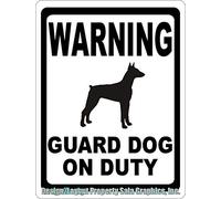 Señal de metal con texto en inglés «Dangerous Dogs Premises Bad (20 x 30 cm)