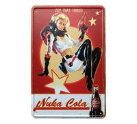 Señal de Metal Fallout Nuka Cola Girl