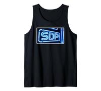 Señal de neón Azul SDP Camiseta sin Mangas