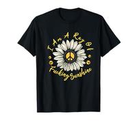 Señal de paz con texto en inglés "I am a ray of fucking sunshine" Camiseta