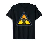 Señal De Peligro Zombie Biohazard Símbolo Divertido Arte Camiseta
