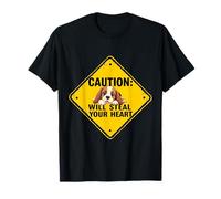 Señal de precaución Basset Hound Dog Funny Gift Basset Puppy Camiseta