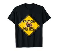 Señal de precaución Boxer Dog Funny Gift Boxer Puppy Camiseta