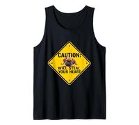 Señal de precaución Boxer Dog Funny Gift Boxer Puppy Camiseta sin Mangas