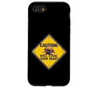 Señal de precaución Boxer Dog Funny Gift Boxer Puppy Carcasa para iPhone SE (2020) / 7 / 8