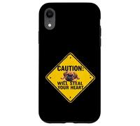 Señal de precaución Boxer Dog Funny Gift Boxer Puppy Carcasa para iPhone XR