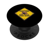 Señal de precaución Boxer Dog Funny Gift Boxer Puppy PopSockets PopGrip Adhesivo