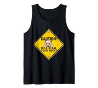 Señal de precaución Cairn Terrier perro divertido regalo Cairn cachorro Camiseta sin Mangas