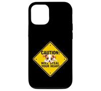 Señal de precaución Whippet Dog Funny Gift Whippet Puppy Carcasa para iPhone 12/12 Pro