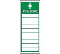 Señal de primeros auxilios VSafety - Retrato - 150 mm x 200 mm - vinilo autoadhesivo
