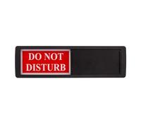 Señal de privacidad con texto en inglés "Do Not Disturb Easy To Use Vacant In Use Indicators For Bathroom and Workplace Room Privacy Sign"