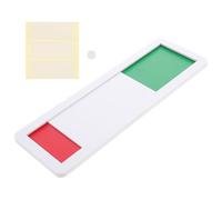 Señal de Privacidad de Acrílico Blanco Diseño Deslizante