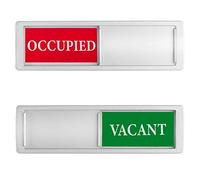 Señal de privacidad, señal de ocupación vacante para el hogar, baño, oficina, baño, conferencia, hoteles, hospital, indicador magnético antiarañazos para puerta deslizante que indica si la habitación