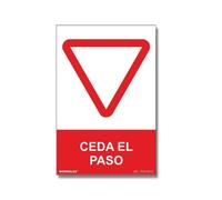 Señal de prohibición Ceda el paso SEKURECO skrc