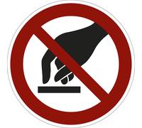 Señal de prohibición prohibido tocar, UE 10 unid.