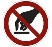 Señal de prohibición prohibido tocar, UE 10 unid.