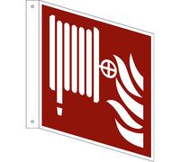 Señal de protección contra incendios manguera extintora, UE 10 unid.