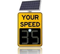 Señal de retroalimentación de límite de velocidad de radar, reflectante de alto brillo para una mayor visibilidad, solución de detección de velocidad para carreteras y carreteras