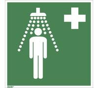 Señal de salvamento ducha de emergencia, UE 10 unid.