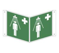 Señal de salvamento ducha de emergencia, UE 10 unid.