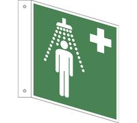 Señal de salvamento ducha de emergencia, UE 10 unid.