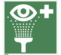 Señal de salvamento equipo para lavado de ojos, UE 10 unid.