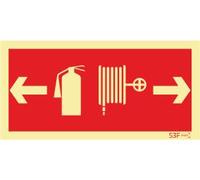 Señal de seguridad contra incendios - Fotoluminiscente (200 mm x 100 mm)