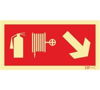 Señal de seguridad contra incendios - Fotoluminiscente (200 mm x 100 mm)