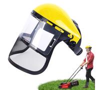 Señal de seguridad para la cara, protector facial - Protector facial, antivaho, transparente, ligero, para el trabajo industrial en el cuidado de la salud, jardín de reparación de automóviles