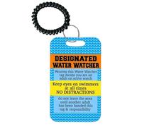 Señal de seguridad para piscina, letrero de reglas acrílicas, recordatorio creativo con vigilante de agua para niños, accesorio de piscina con uso de seguridad, decorativo para zona de natación al
