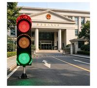 Señal de semáforo LED, carcasa de policarbonato duradera de 8 pulgadas para construcción y almacenes, luz de advertencia industrial para seguridad y visibilidad
