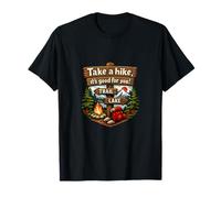 Señal de Sendero con Texto Take a Hike Camping Mountain Camiseta