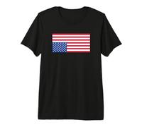 Señal de Socorro de protesta de Estados Unidos al revés con Bandera Camiseta Premium