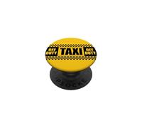 Señal de Taxi de Taxi Amarillo para Disfraz de Taxi PopSockets PopGrip Adhesivo