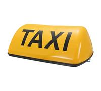 Señal de taxi, medidor autoadhesivo superior amarillo cálido, lámpara de cabina con enchufe, decoración de brillo, fácil identificación, señal LED de cabina, lámpara de señales de TAXI, suministros