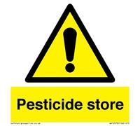 Señal de tienda de pesticidas, 100 x 100 mm, S10