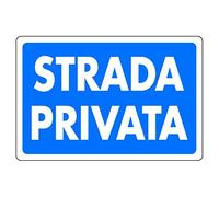 Señal de tráfico privada para entrada a viviendas de 30 cm x 20 cm.