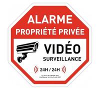 Señal de tráfico prohibida, Alarma vídeo, Acceso prohibido, Propiedad privada, Atención perro, No entrar, No aparcar, Girar, Advertencia lata(1616)