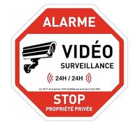 Señal de tráfico prohibida, Alarma vídeo, Acceso prohibido, Propiedad privada, Atención perro, No entrar, No aparcar, Girar, Advertencia lata(137)