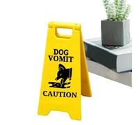 Señal de vómito de gato,Señal de advertencia de vómito | de advertencia de precaución impresa en 3D de gato | Lindo letrero de de mordaza, decoración divertida de letreros de para el hogar