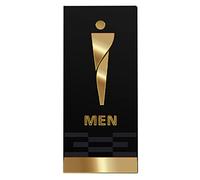 Señal del baño, 3D Acrylic Unisex Toilet Decor, for Offices, Businesses, and Restaurants