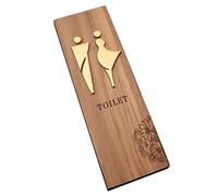 Señal del baño, Acrylic Symbols, Easy To Mount, for Business Home Office and Restaurants