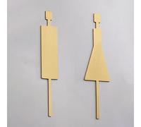 Señal del baño, Bathroom Door Sign/Placard, for Business Home Office and Restaurants