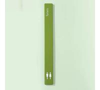 Señal del baño, Men and Women Aluminum Alloy Bathroom Sign Decor, Toilet Signage for Offices,